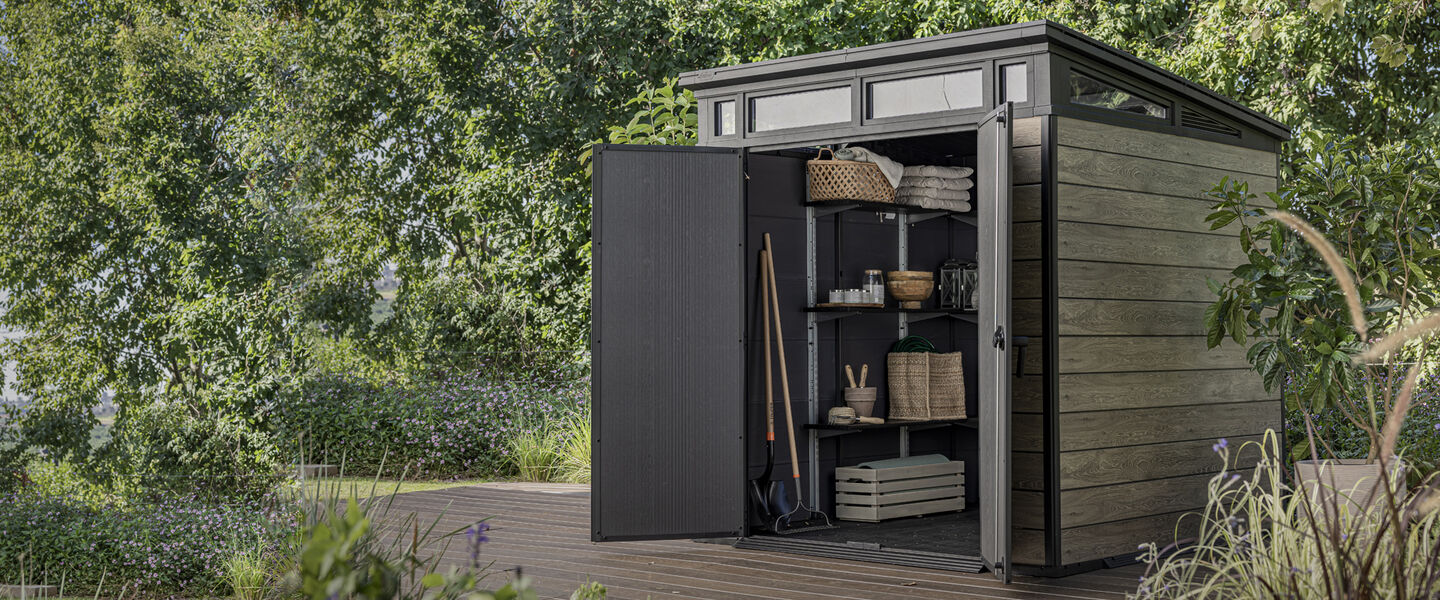 Buy a shed & SAVE 25% on shelving