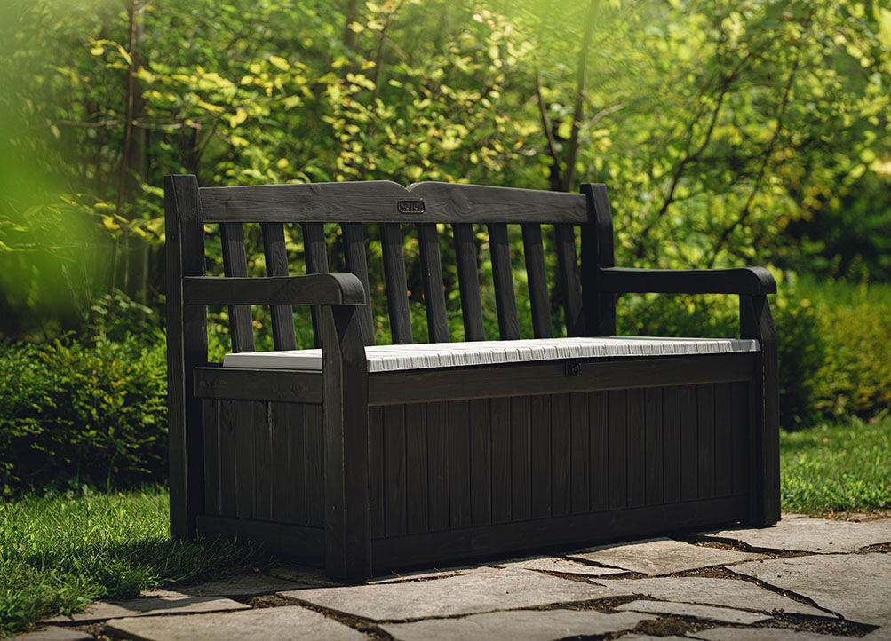 keter 70 gallon storage bench