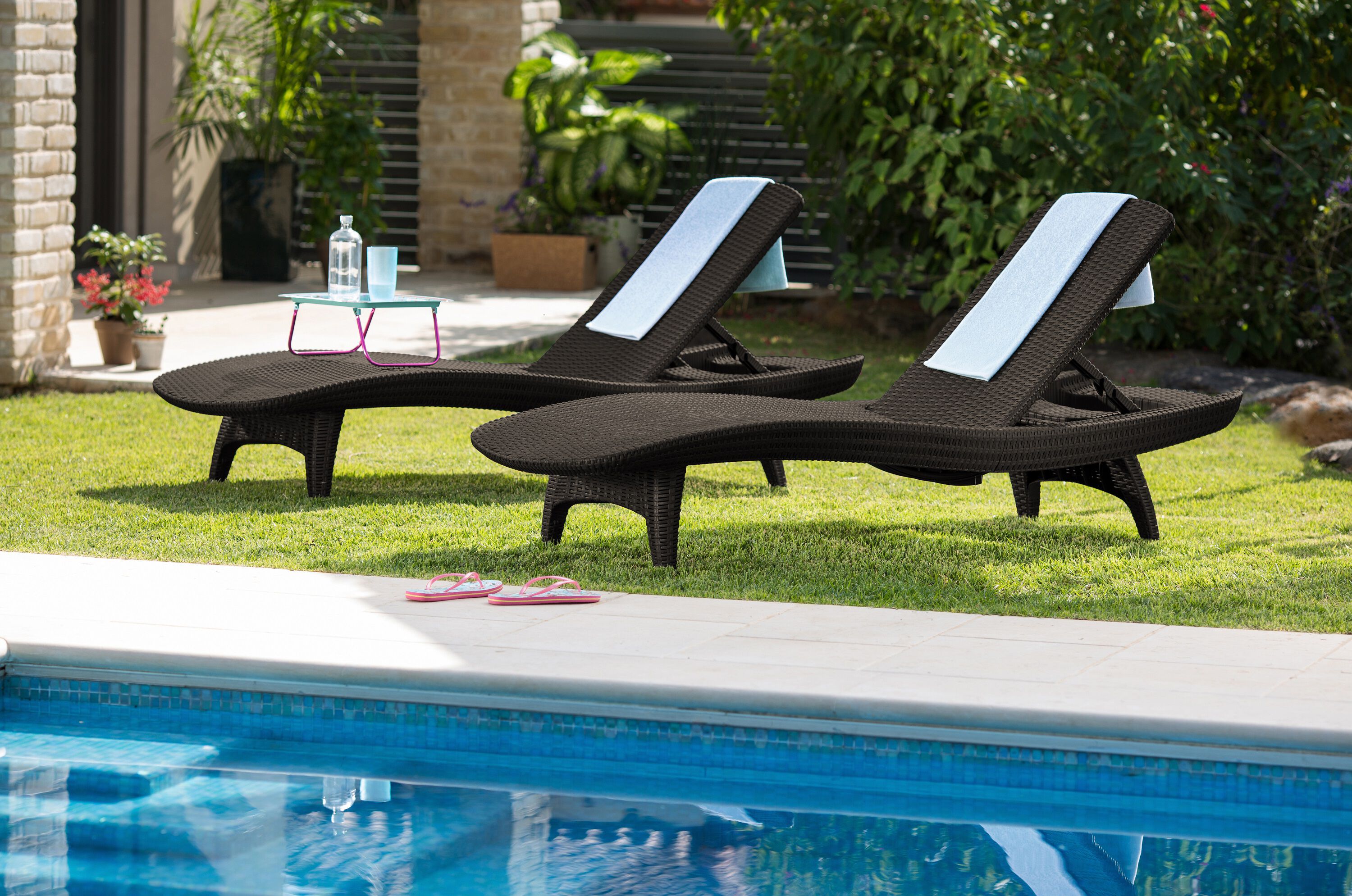 What Types of Furniture Can You Put Around Your Pool Keter