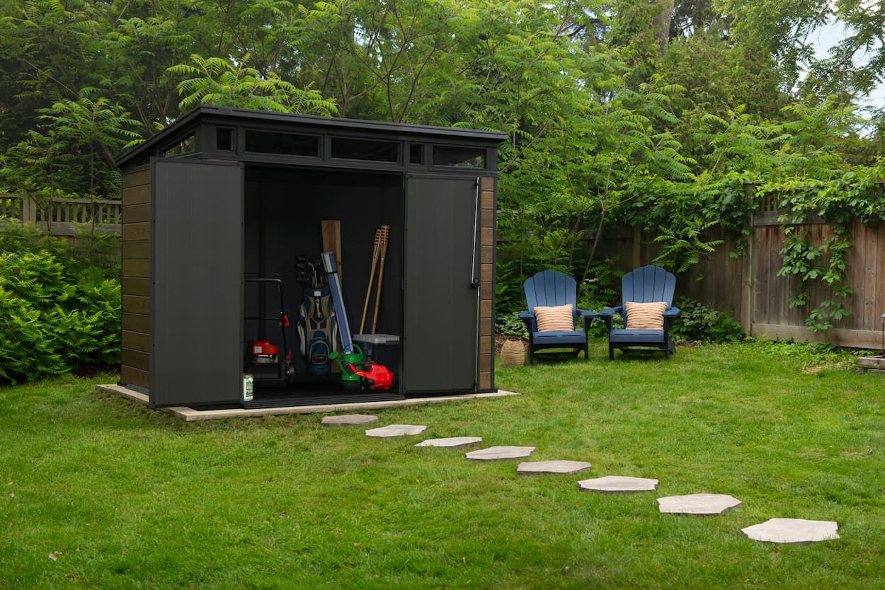 outdoor tool storage shed