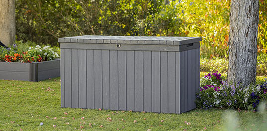 Darwin Grey 150 Gallon Storage Deck Box - Keter US