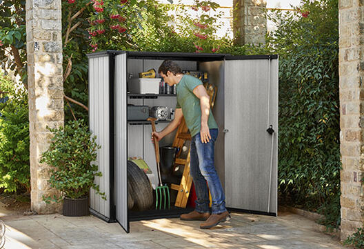High Store Plus Grey Small Storage Shed - Keter US