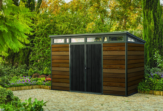 Signature Shed 11x7ft - Walnut Brown