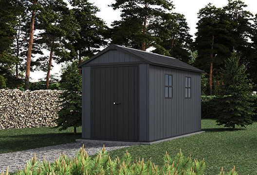 Outdoor Storage - Newton Plus Shed 7.5 x 11ft - Keter US