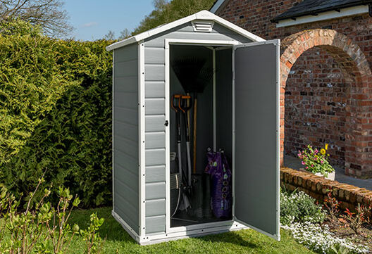 Manor Shed 4x3ft - Grey